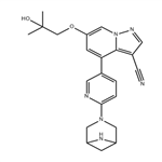 Pyrazolo[1,5-a]pyridine-3-carbonitrile, 4-[6-(3,6-diazabicyclo[3.1.1]hept-3-yl)-3-pyridinyl]-6-(2-hydroxy-2-methylpropoxy)- pictures