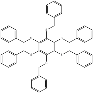 1,2,3,4,5,6-hexakis(benzylsulfanyl)benzene