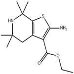 2-Amino-5,5,7,7-tetramethyl-4,5,6,7-tetrahydro-thieno[2,3-c]pyridine-3-carboxylic acid ethyl ester pictures