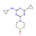 1,3,5-Triazin-2-amine, N,4-dicyclopropyl-6-(1-oxido-4-thiomorpholinyl)- pictures