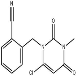 2-[(6-Chloro-3,4-dihydro-3-methyl-2,4-dioxo-1(2H)-pyrimidinyl)methyl]benzonitrile