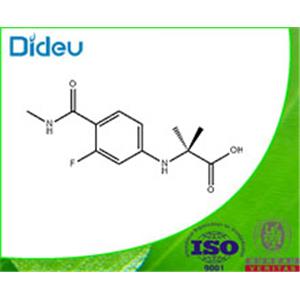 N-[3-Fluoro-4-[(methylamino)carbonyl]phenyl]-2-methylalanine