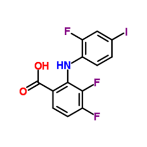 2-(2-Fluoro-4-iodoanilino)-3,4-difluorobenzoic Acid