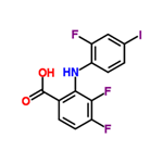 2-(2-Fluoro-4-iodoanilino)-3,4-difluorobenzoic Acid pictures