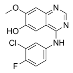 4-(3-Chloro-4-fluorophenylamino)-7-methoxyquinazolin-6-ol pictures
