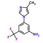 3-(4-Methyl-1H-imidazol-1-yl)-5-(trifluoromethyl)aniline pictures