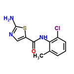 5-Thiazolecarboxamide,2-amino-N-(2-chloro-6-methylphenyl)- pictures