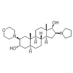 (2b,3a,5a,16b,17b)-2-(4-Morpholinyl)-16-(1-pyrrolidinyl)androstane-3,17-diol pictures