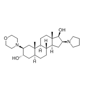 (2b,3a,5a,16b,17b)-2-(4-Morpholinyl)-16-(1-pyrrolidinyl)androstane-3,17-diol