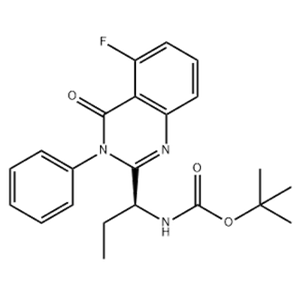 (S)-tert-butyl (1-(5-fluoro-4-oxo-3-phenyl-3,4-dihydroquinazolin-2-yl)propyl)carbaMate