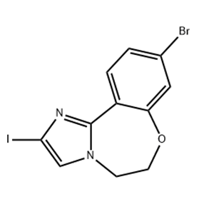 9-Bromo-2-iodo-5,6-dihydrobenzo[f]imidazo[1,2-d][1,4]oxazepine