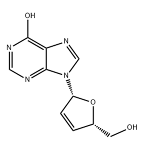 2',3'-Dideoxy-2',3'-didehydroinosine