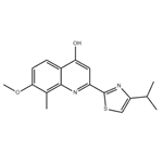 4-Quinolinol, 7-methoxy-8-methyl-2-[4-(1-methylethyl)-2-thiazolyl]- pictures