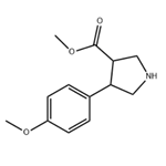 Trans-methyl 4-(4-methoxyphenyl)pyrrolidine-3-carboxylate pictures