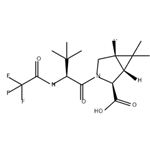 (1R,2S,5S)-3-((S)-3,3-dimethyl-2-(2,2,2-trifluoroacetamido)butanoyl)-6,6-dimethyl-3-azabicyclo[3.1.0]hexane-2-carboxylic acid pictures