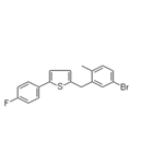 2-[(5-Bromo-2-methylphenyl)methyl]-5-(4-fluorophenyl)thiophene pictures