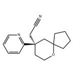2-[(9R)-9-(pyridin-2-yl)-6-oxaspiro[4.5]decan-9-yl]acetonitrile pictures