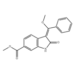 (3E)-2,3-Dihydro-3-(methoxyphenylmethylene)-2-oxo-1H-indole-6-carboxylic acid methyl ester pictures