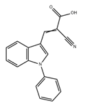 2-cyano-3-(1-phenylindol-3-yl)acrylate pictures