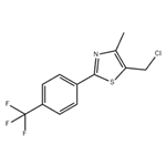 5-(chloromethyl)-4-methyl-2-(4-(trifluoromethyl)phenyl)-1,3-thiazole pictures