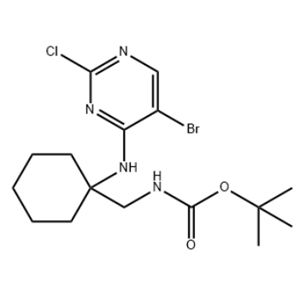 Carbamic acid, N-[[1-[(5-bromo-2-chloro-4-pyrimidinyl)amino]cyclohexyl]methyl]-, 1,1-dimethylethyl ester