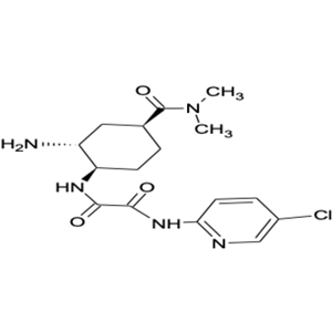 N1-(5-chloropyridin-2-yl)-N2-((1S,2R,4S)-2-[(tert-Butoxycarbonyl) Amino ]-4-[(dimethylamino)carbonyl]-cyclohexyl) oxalamide dimethanesulfonate