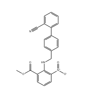Methyl2-((2'-cyanobiphenyl-4-yl)methylamino)-3-nitrobenzoate