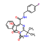 Benzyl[1-[4-[[(4-fluorobenzyl)amino]carbonyl]-5-hydroxy-1-methyl-6-oxo-1,6-dihydropyrimidin-2-yl]-1-methylethyl]carbamate pictures
