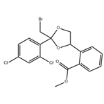cis-2-(Bromomethyl)-2-(2,4-dichlorophenyl)-1,3-dioxolane-4-ylmethyl benzoate pictures