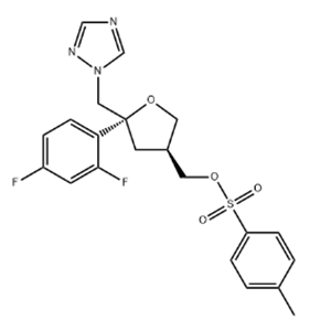 (5R-cis)-Toluene-4-sulfonic acid 5-(2,4-difluorophenyl)-5-(1H-1,2,4-triazol-1-yl)methyltetrahydrofuran-3-ylmethyl ester