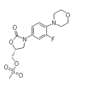 (R)-[3-(3-Fluoro-4-morpholinophenyl)-2-oxo-5-oxazolidinyl]methyl methanesulfonate