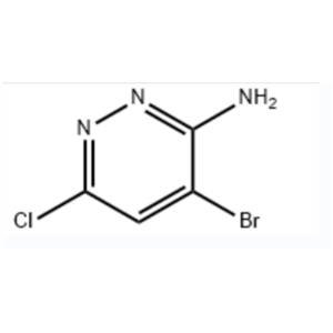 3-Amino-4-bromo-6-chloropyridazine