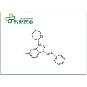 (E)-6-Iodo-3-[2-(pyridin-2-yl)ethenyl]-1-(tetrahydro-2H-pyran-2-yl)-1H-indazole