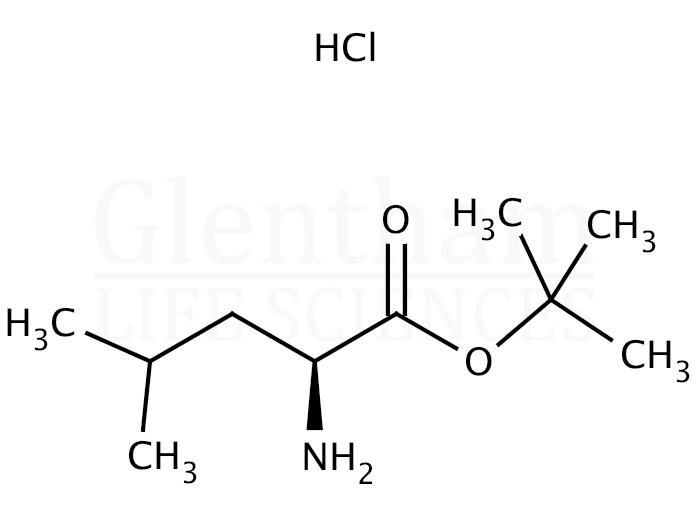 Structure for L-Leucine tert-butyl ester hydrochloride (2748-02-9)