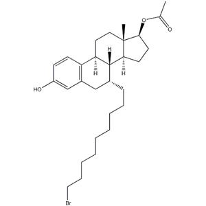 (7a,17b)-7-(9-Bromononyl)-estra-1,3,5(10)-triene-3,17-diol 17-acetate