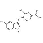 4-(5-Amino-1-methyl-1H-indol-3-ylmethyl)-3-methoxy-benzoic acid methyl ester pictures