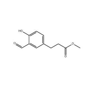 Benzenepropanoic acid, 3-formyl-4-hydroxy-, methyl ester