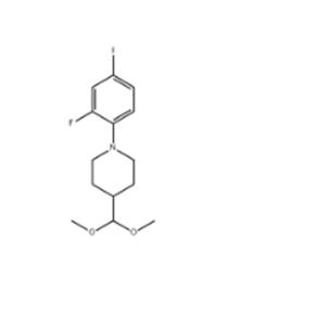 Piperidine, 4-(dimethoxymethyl)-1-(2-fluoro-4-iodophenyl)-