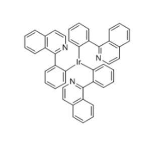 Ir(piq)3,  Tris[1-phenylisoquinolinato-C2,N]iridium(III)