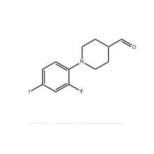 4-Piperidinecarboxaldehyde, 1-(2-fluoro-4-iodophenyl)-