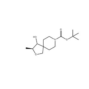 (3S)-tert-butyl 4-hydroxy-3-methyl-2-oxa-8-azaspiro[4.5]decane-8-carboxylate