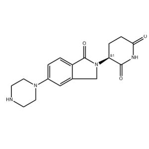 (S)-3-(1-Oxo-5-(piperazin-1-yl)isoindolin-2-yl)piperidine-2,6-dione hydrochloride