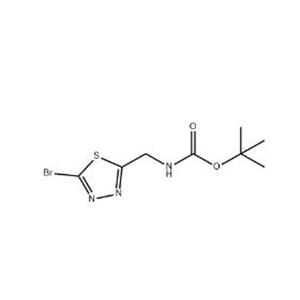 TERT-BUTYL ((5-BROMO-1,3,4-THIADIAZOL-2-YL)METHYL)CARBAMATE