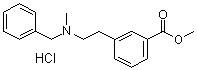 CAS # 51352-87-5, 3-(2-Benzyl(methyl)aminoethyl)benzoic acid methyl ester hydrochloride, PRL 8-53, m-[2-(Benzylmethylamino)ethyl]benzoic acid methyl ester hydrochloride