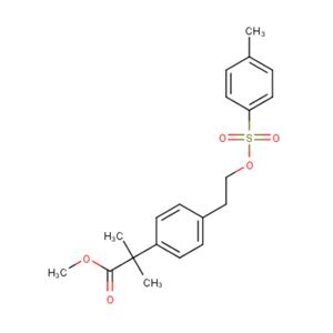 METHYL 2-METHYL-2-(4-(2-(TOSYLOXY)ETHYL)PHENYL)PROPANOATE