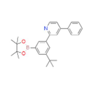 2-[3-(1,1-dimethylethyl)-5-(4,4,5,5-tetramethyl-1,3,2-dioxaborolan-2-yl)phenyl]-4-phenylpyridine