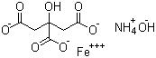 CAS # 1185-57-5, Ammonium ferric citrate, Ammonium iron(III) citrate, Ferric ammonium citrate