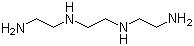 CAS # 112-24-3, Triethylenetetramine, 1,4,7,10-Tetraazadecane, 1,8-Diamino-3,6-diazaoctane, 3,6-Diazaoctane-1,8-diamine, N,N'-Bis(2-aminoethyl)-1,2-ethanediamine, Trientine