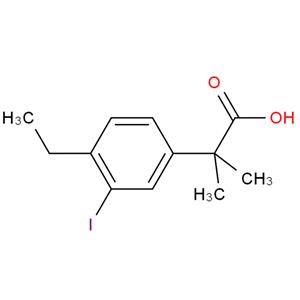 2-(4-Ethyl-3-iodophenyl)-2-methylpropanoic acid
