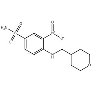 3-nitro-4-(((tetrahydro-2H-pyran-4-yl)methyl)amino)benzenesulfoNamide